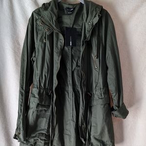 Fashion Nova Green "military" style jacket NWT Size S
